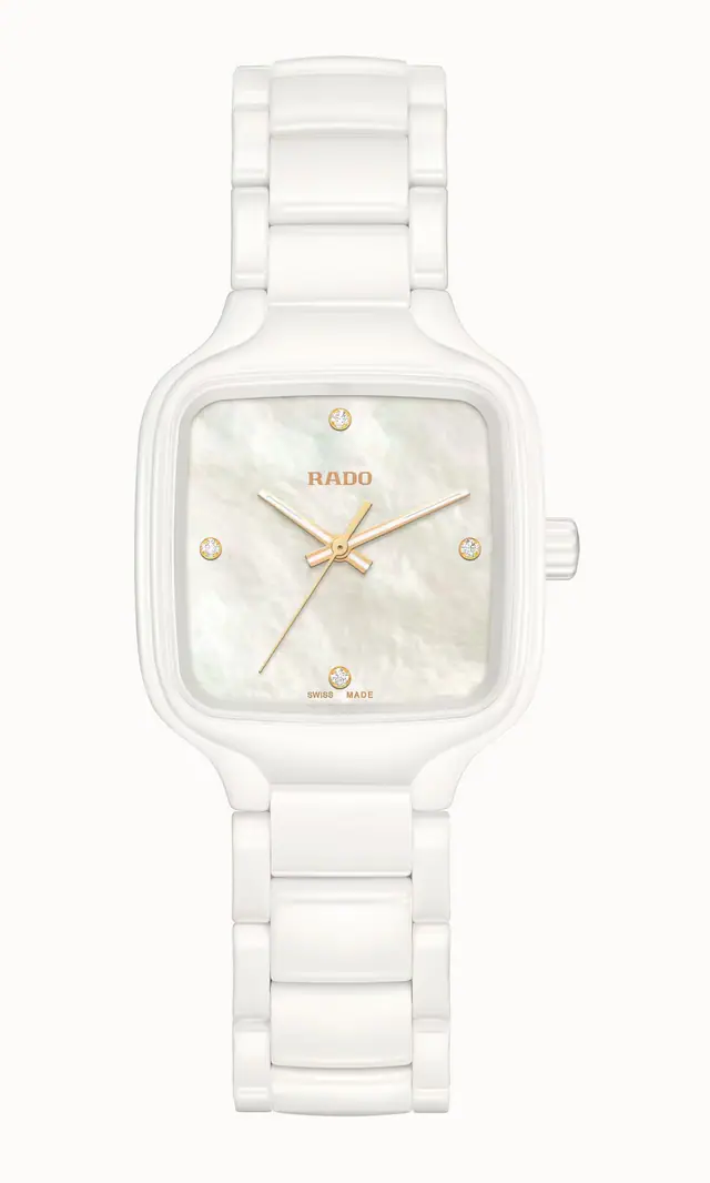 Rado True Square Diamonds, High-Tech Ceramic, Titanium R27072902