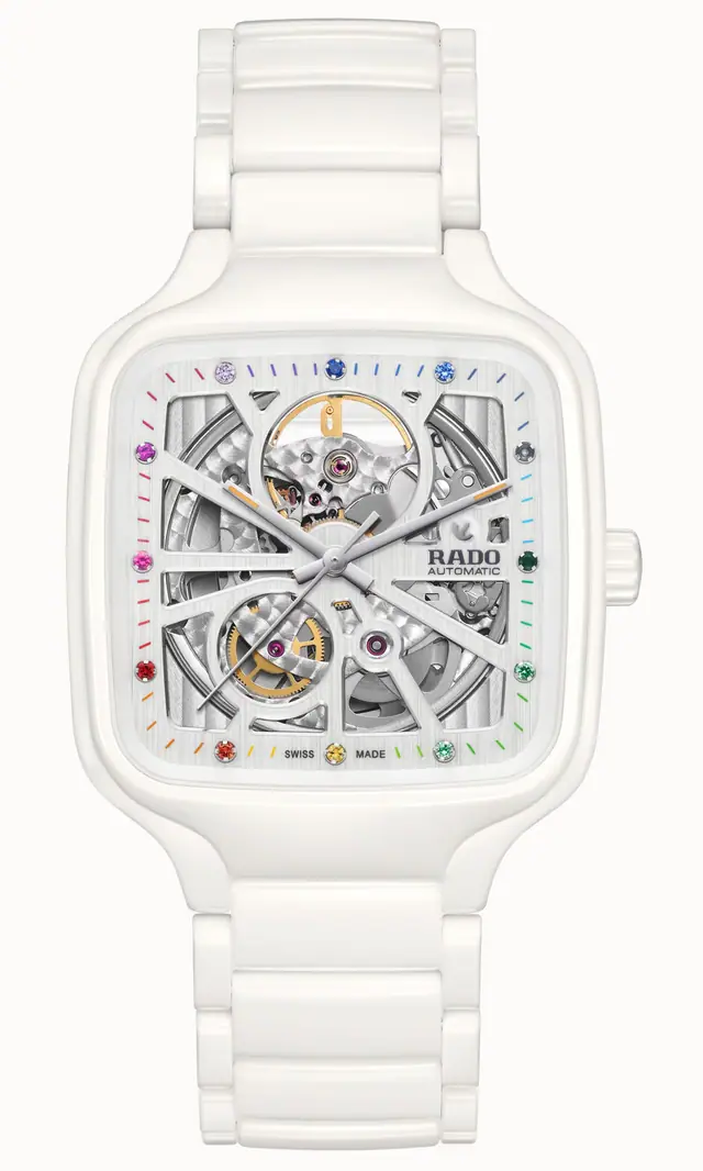 Rado True Square Automatic Open Heart, High-Tech Ceramic R27073712