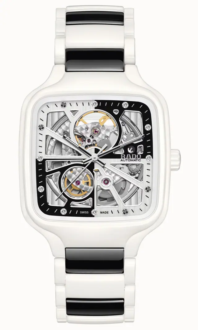 Rado True Square Automatic Open Heart Diamonds Limited Edition, High-Tech Ceramic R27073752