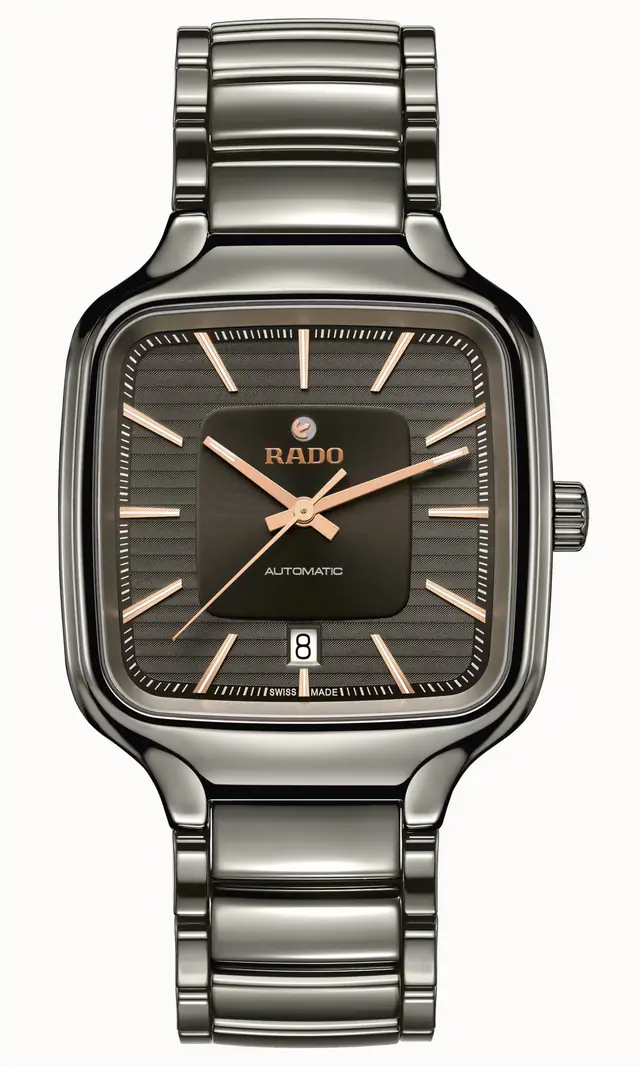 Rado True Square Automatic, Plasma High-Tech Ceramic, Titanium R27077102