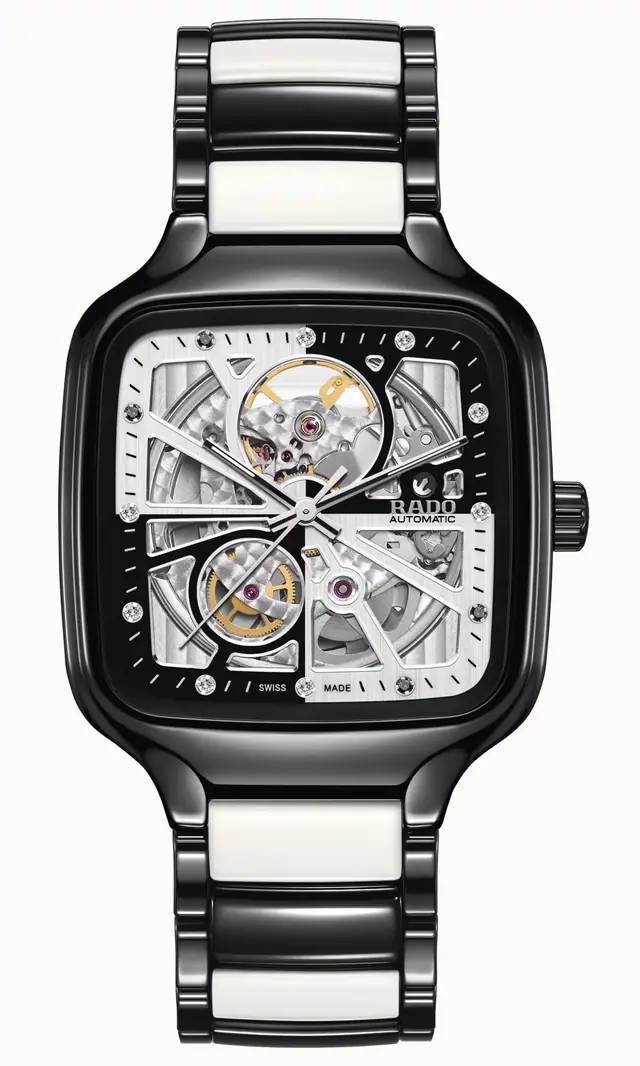 Rado True Square Automatic Open Heart Diamonds Limited Edition, High-Tech Ceramic R27086752