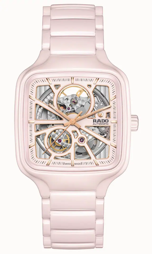 Rado True Square Automatic Open Heart, High-Tech Ceramic R27123012