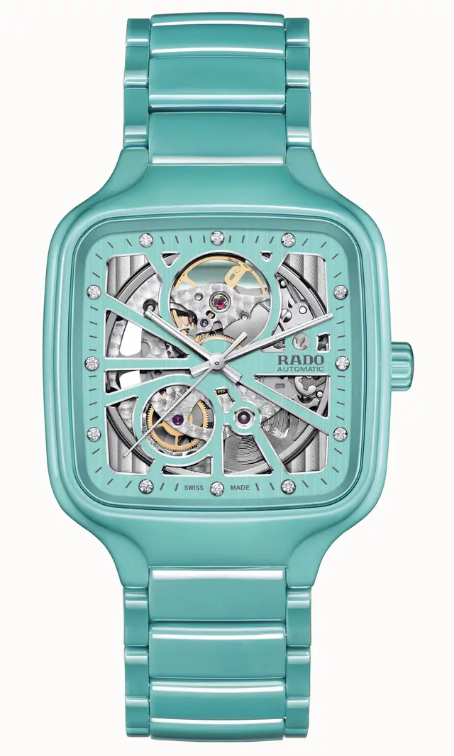 Rado True Square Automatic Open Heart, High-Tech Ceramic R27176712
