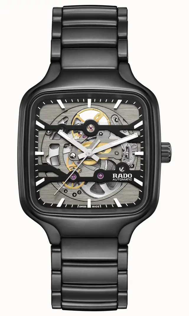 Rado True Square Automatic Skeleton, High-Tech Ceramic R27197152