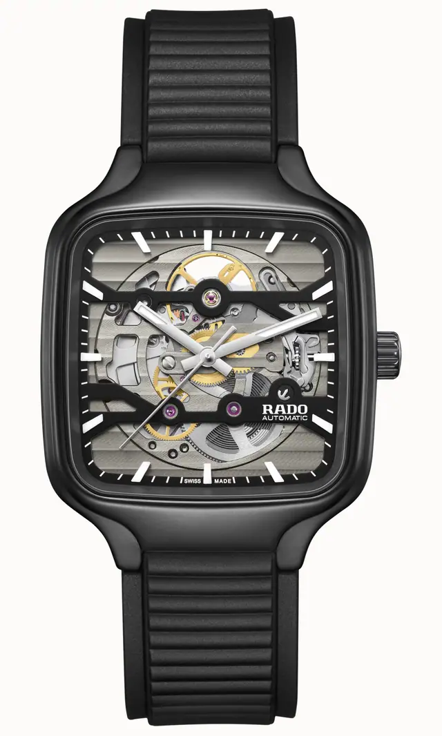 Rado True Square Automatic Skeleton, High-Tech Ceramic R27197169