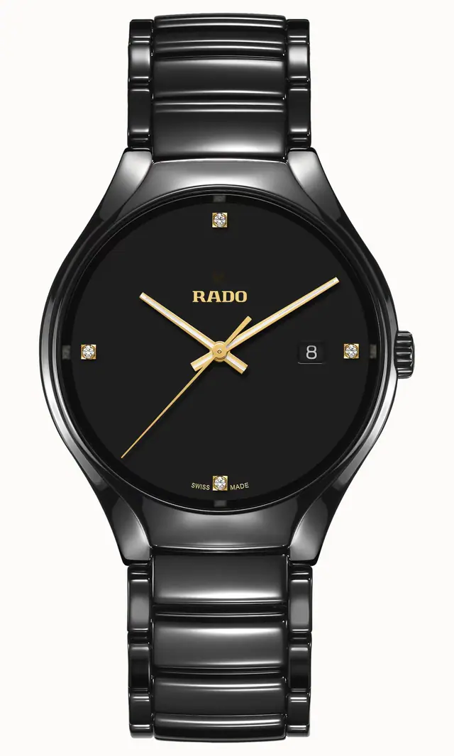 Rado True Round Diamonds, High-Tech Ceramic, Titanium / PVD R27238712