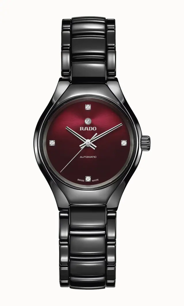 Rado True Round Automatic Diamonds, High-Tech Ceramic, Titanium / PVD R27242742