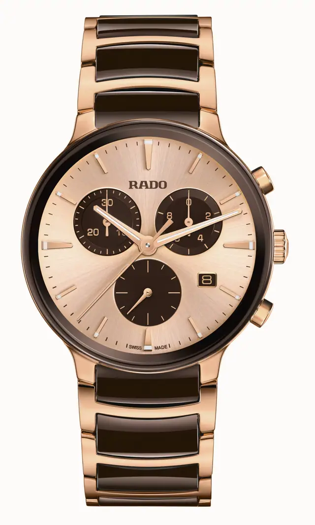 Rado Centrix Chronograph, Stainless steel / PVD R30212402