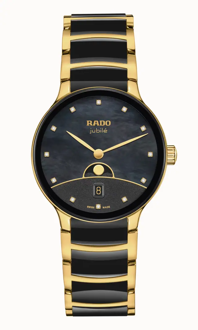 Rado Centrix Moonphase, Stainless steel / PVD R30233942