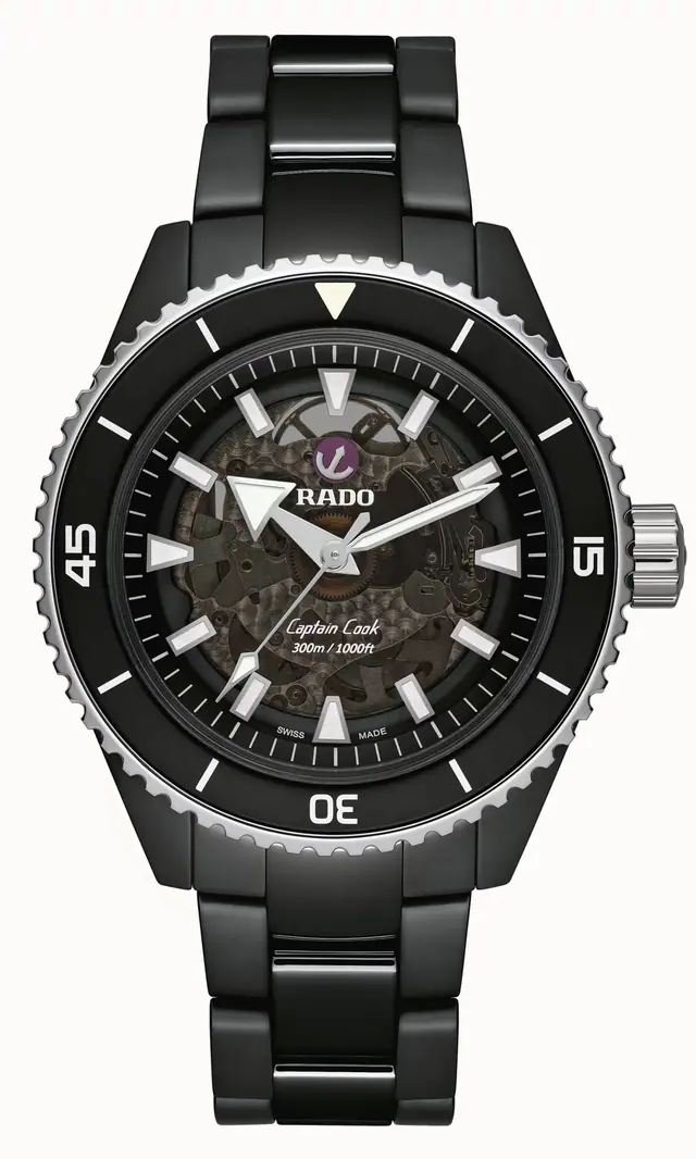 Rado Captain Cook High-Tech Ceramic, High-Tech Ceramic, Stainless Steel, Titanium / PVD R32127152