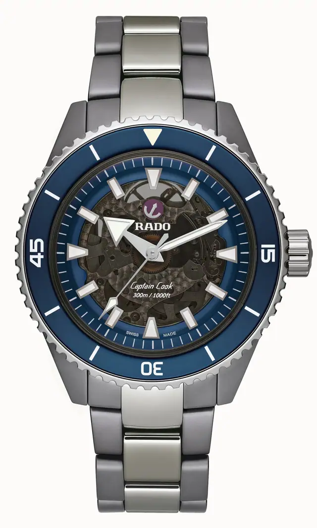 Rado Captain Cook High-Tech Ceramic, High-Tech Ceramic, Plasma High-Tech Ceramic, Stainless Steel, Titanium R32128202