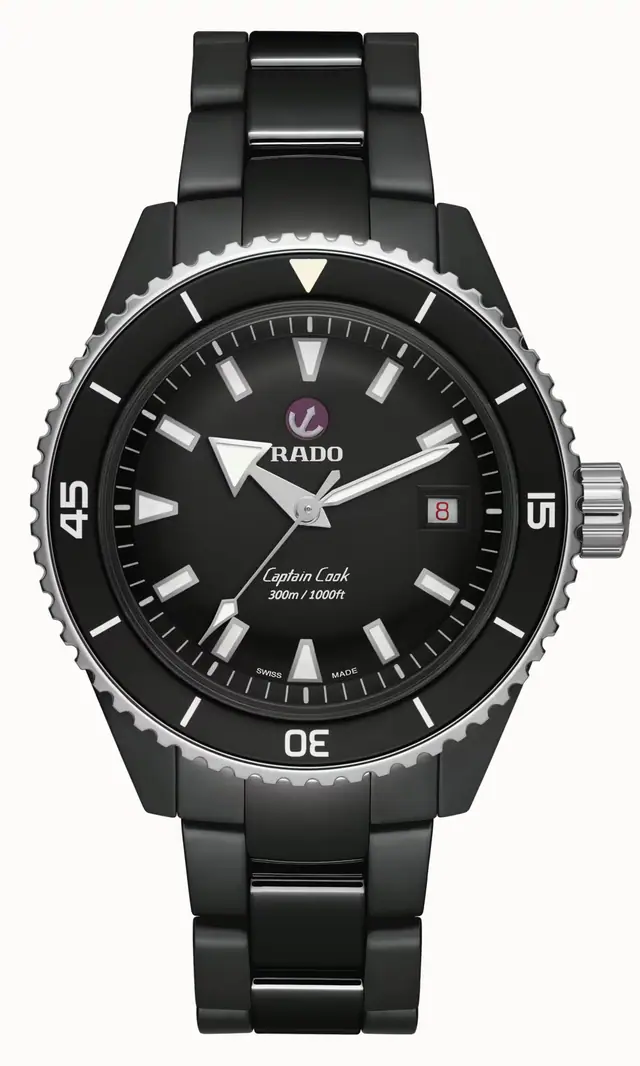 Rado Captain Cook High-Tech Ceramic Diver, High-Tech Ceramic, Stainless Steel, Titanium / PVD R32129152
