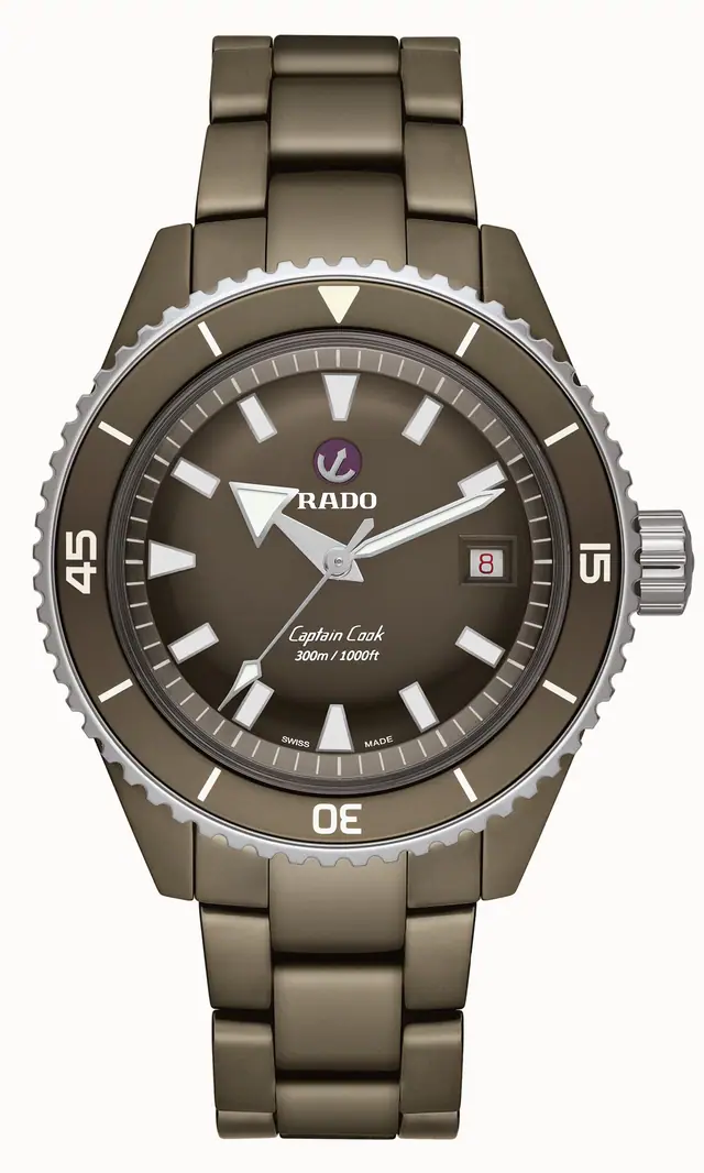 Rado Captain Cook High-Tech Ceramic Diver, High-Tech Ceramic, Stainless Steel, Titanium R32130312