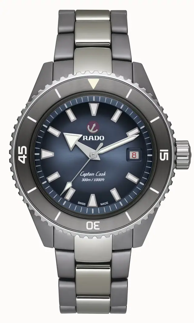 Rado Captain Cook High-Tech Ceramic Diver, Plasma High-Tech Ceramic, Stainless Steel, Titanium R32144202
