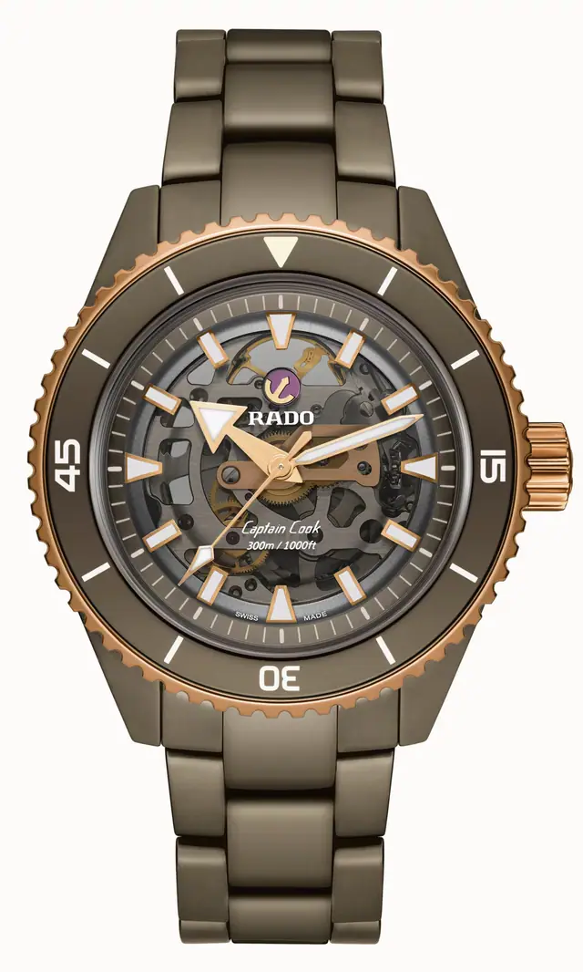 Rado Captain Cook High-Tech Ceramic Skeleton, High-Tech Ceramic R32150162