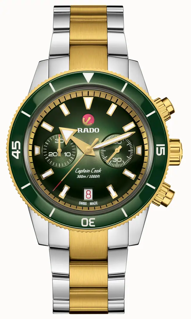 Rado Captain Cook Automatic Chronograph, Stainless Steel, Stainless steel / PVD R32151318