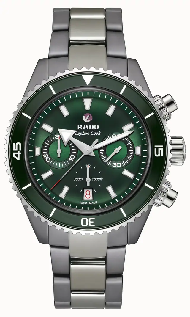 Rado Captain Cook High-Tech Ceramic Automatic Chronograph, Plasma High-Tech Ceramic, Stainless Steel R32189313