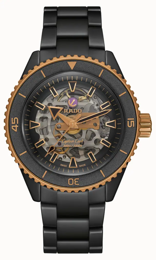 Rado Captain Cook High-Tech Ceramic Skeleton, High-Tech Ceramic R32192152