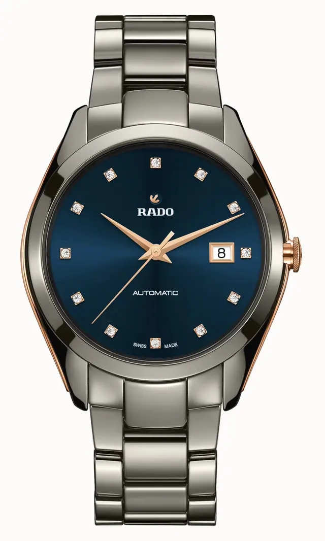 Rado HyperChrome Automatic Diamonds, Plasma High-Tech Ceramic, Stainless steel / PVD, Titanium R32256712