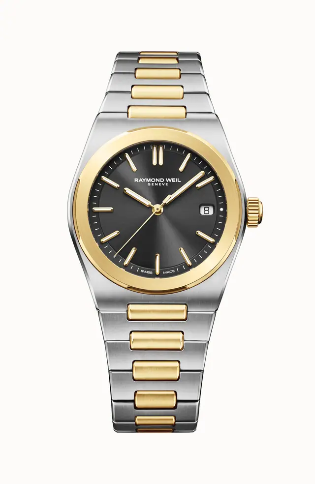 Raymond Weil A.R.T. Men's Automatic Graphite Dial Two-Tone Stainless Steel Bracelet Watch, 38 mm 1000-STP-20001