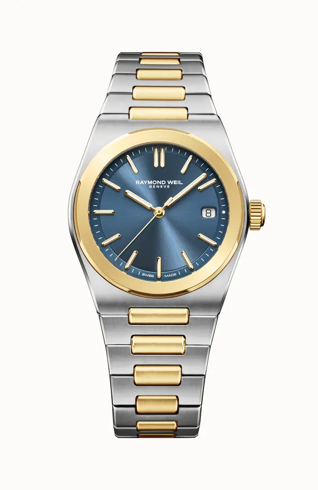 Raymond Weil A.R.T. Men's Automatic Blue Dial Two-Tone Stainless Steel Bracelet Watch, 38 mm 1000-STP-50001