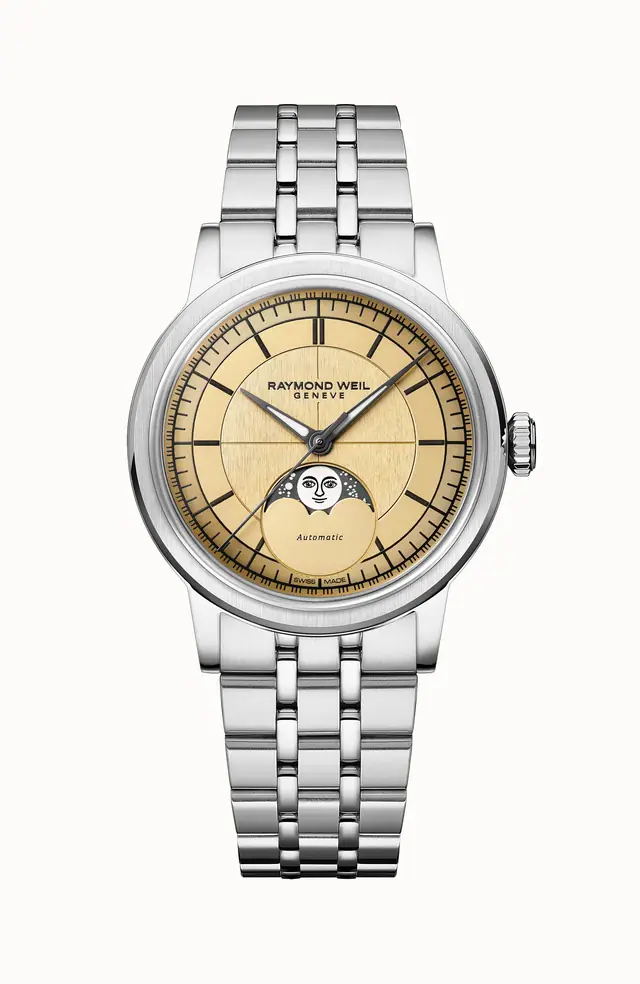 Raymond Weil Millesime Automatic Limited Edition Honey-Moon Watch, 35mm 2145-ST-10001