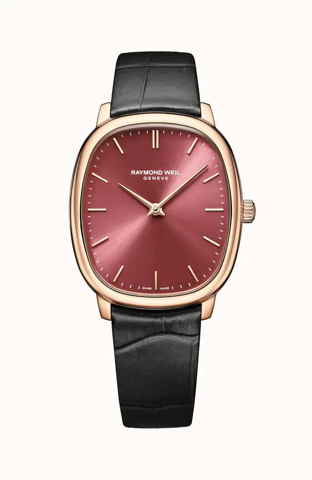 Raymond Weil Toccata Heritage Red Grape Dial Mechanical Watch, 33 x 38 mm 2280-PC5-45001