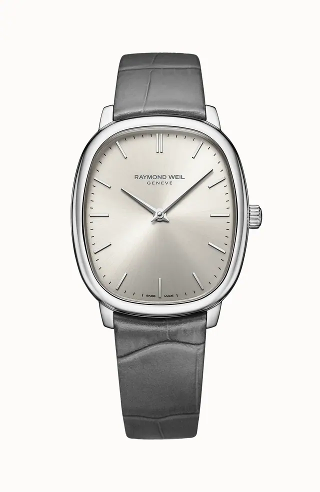 Raymond Weil Toccata Heritage Old Silver dial Mechanical Watch, 33 x 38 mm 2280-STC-64001