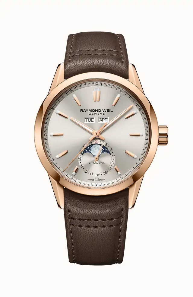 Raymond Weil Freelancer Automatic Complete Calendar Dune Sunray Dial Watch, 40 mm 2766-PC5-64001