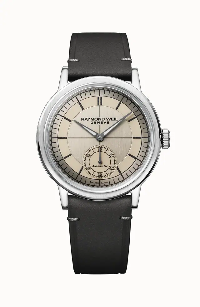 Raymond Weil Millesime Men's Automatic Small Seconds Champagne Dial Watch, 39 mm 2930-STC-11001