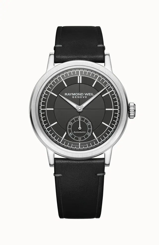 Raymond Weil Millesime Men's Automatic Small Seconds Watch, 39 mm, 39 mm, anthracite dial 2930-STC-60001
