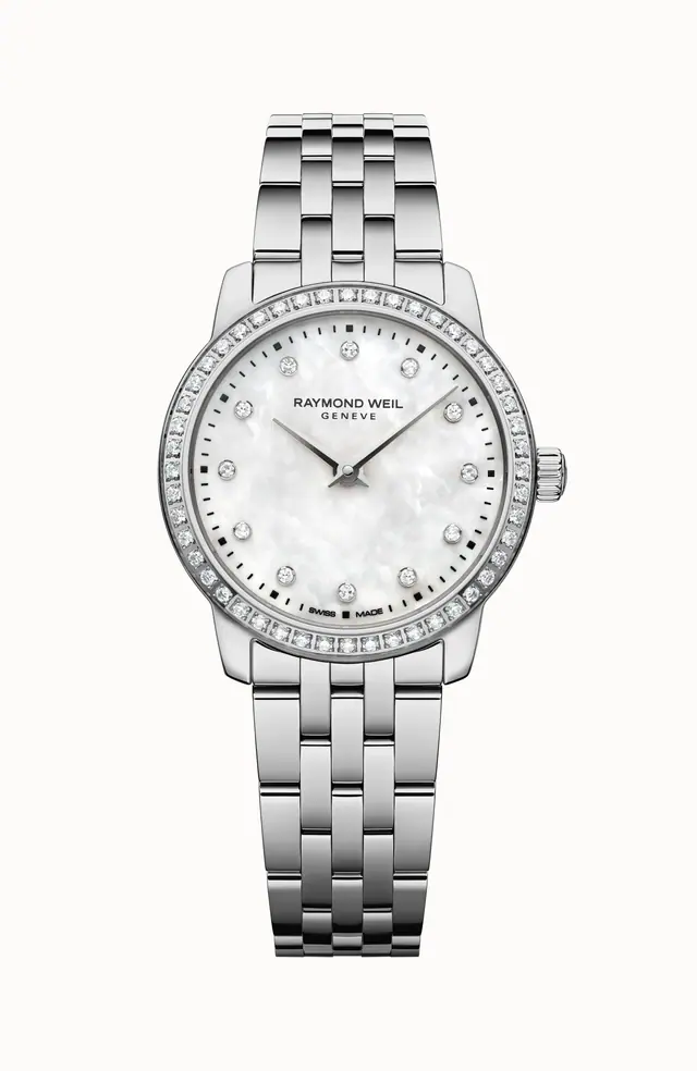 Raymond Weil Toccata Ladies Classic 60 Diamonds Stainless Steel Quartz Watch, 24 mm 5024-STS-97081