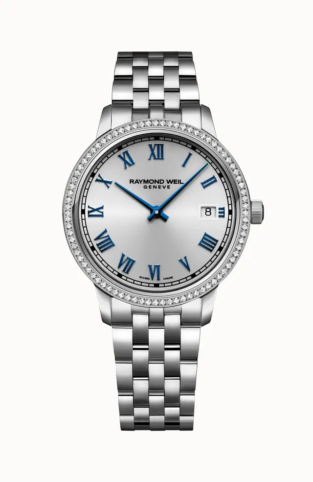 Raymond Weil Toccata Ladies 80 Diamonds Quartz Watch, 34 mm 5385-STS-00653