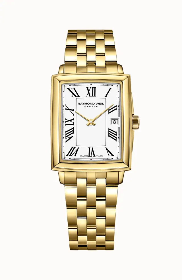 Raymond Weil Toccata Ladies Gold Quartz Watch, 22 x 28 mm 5925-P-00300