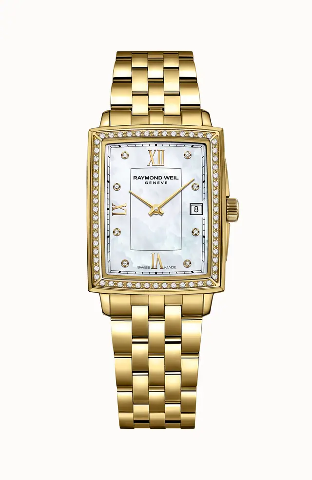 Raymond Weil Toccata Ladies 68 diamonds Gold Quartz Watch, 22 x 28 mm 5925-PS-00995