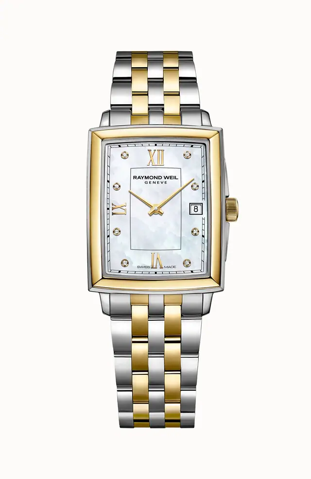 Raymond Weil Toccata Ladies Two-tone Diamond Quartz Watch, 22 x 28 mm 5925-STP-00995