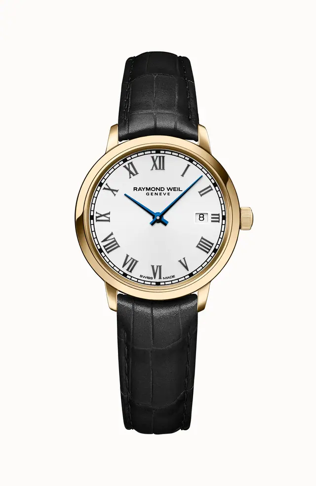 Raymond Weil Toccata Ladies Gold PVD Leather Quartz Watch, 29 mm 5985-PC-00359