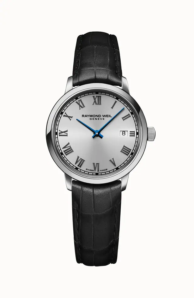 Raymond Weil Toccata Ladies Black Leather Quartz Watch, 29 mm 5985-STC-00659