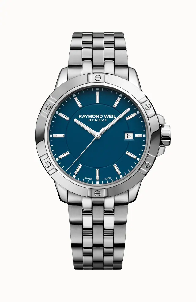 Raymond Weil Tango Classic Men's Quartz Blue Dial Bracelet Watch, 41mm 8160-ST-50041
