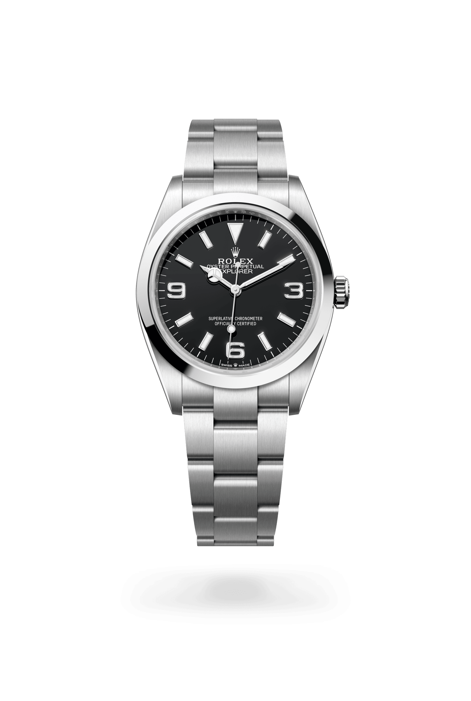 Rolex Oyster Perpetual Explorer 36, Oystersteel, Black dial 124270-0001