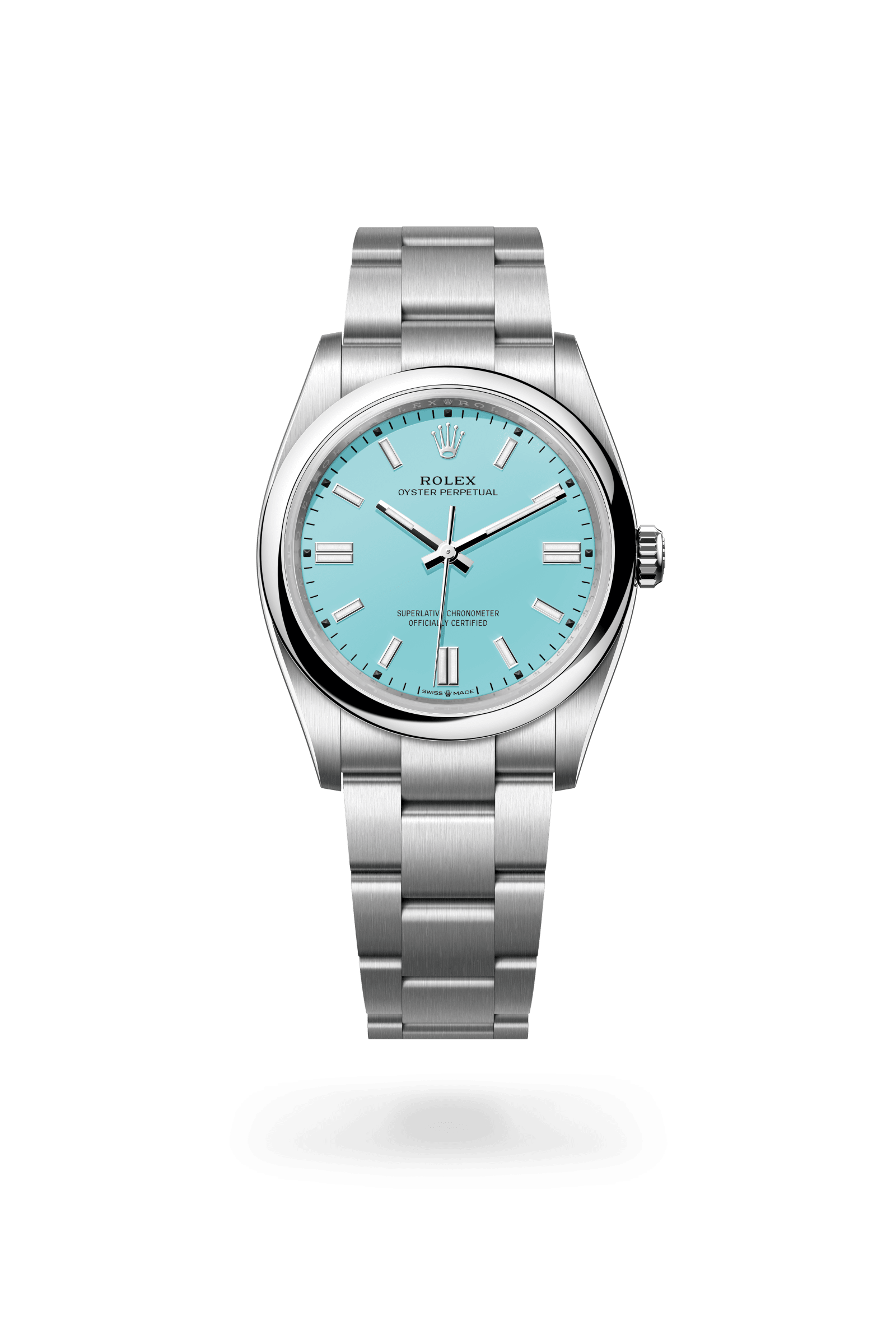 Rolex Oyster Perpetual 36, Oystersteel, Turquoise blue dial 126000-0006
