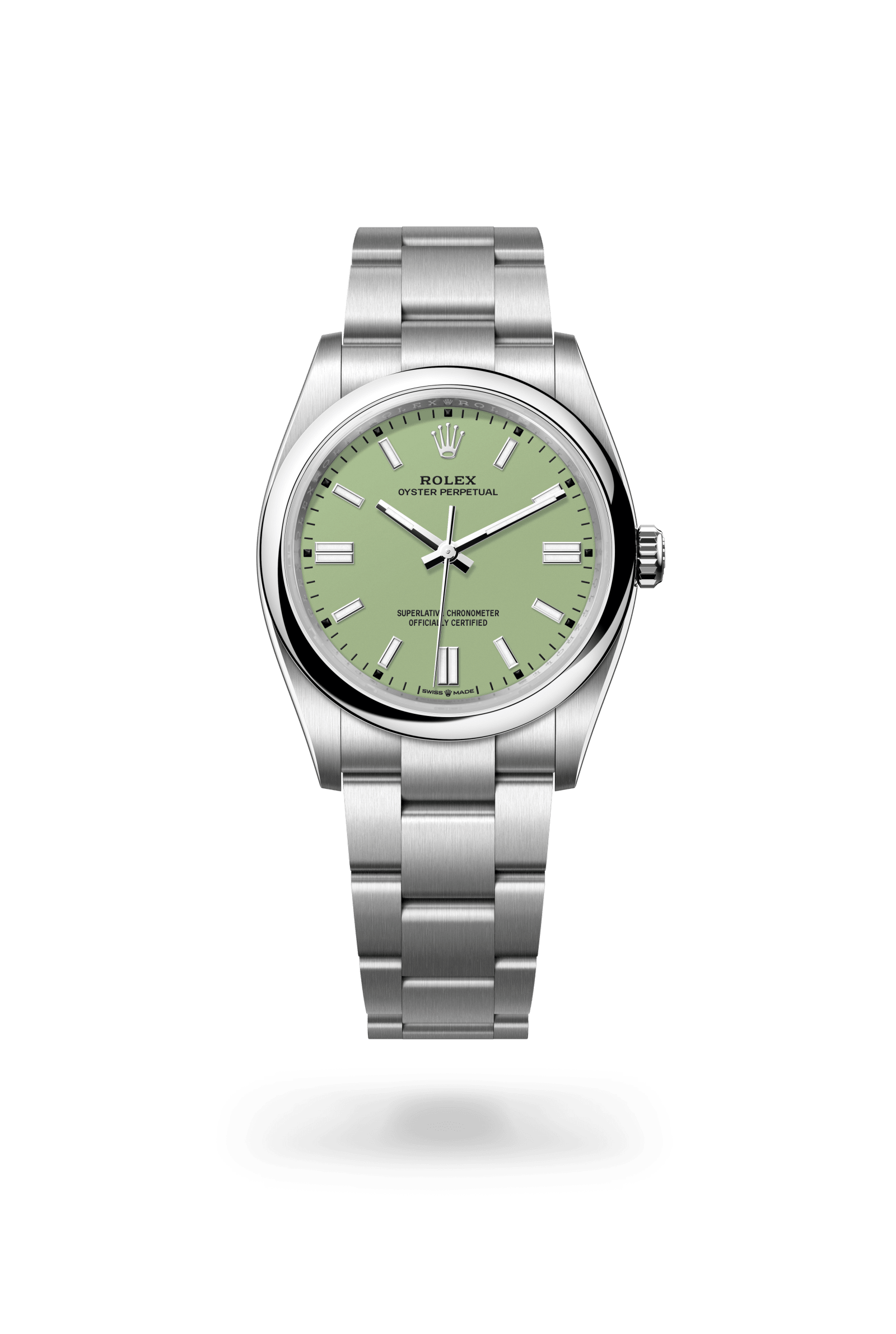Rolex Oyster Perpetual 36, Oystersteel, Pistachio dial 126000-0011