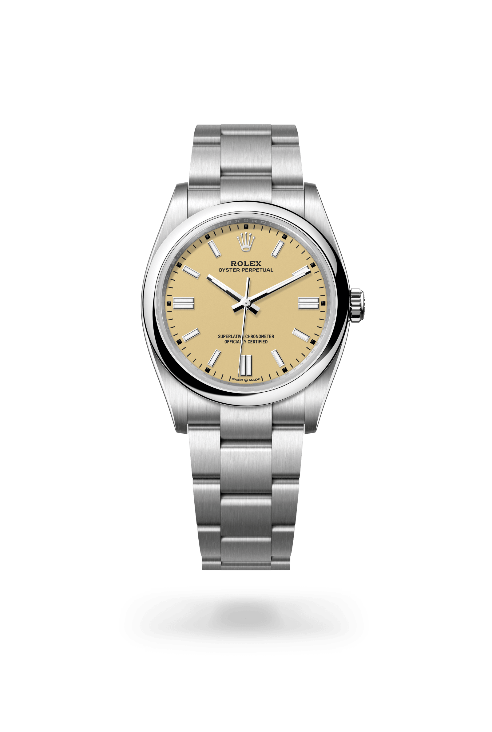 Rolex Oyster Perpetual 36, Oystersteel, Beige dial 126000-0012
