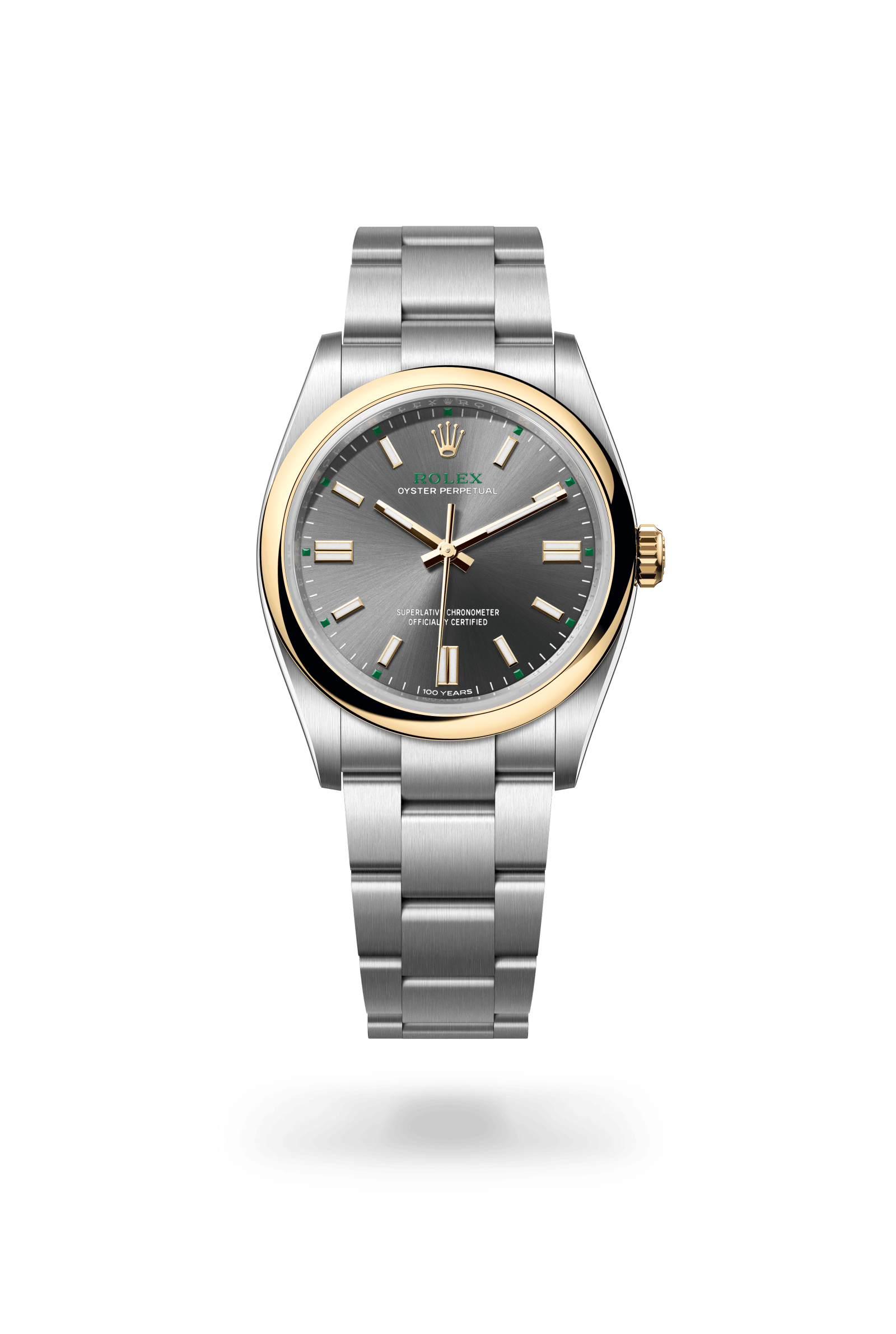 Rolex Oyster Perpetual 36, Yellow Rolesor, Slate dial 126003-0001