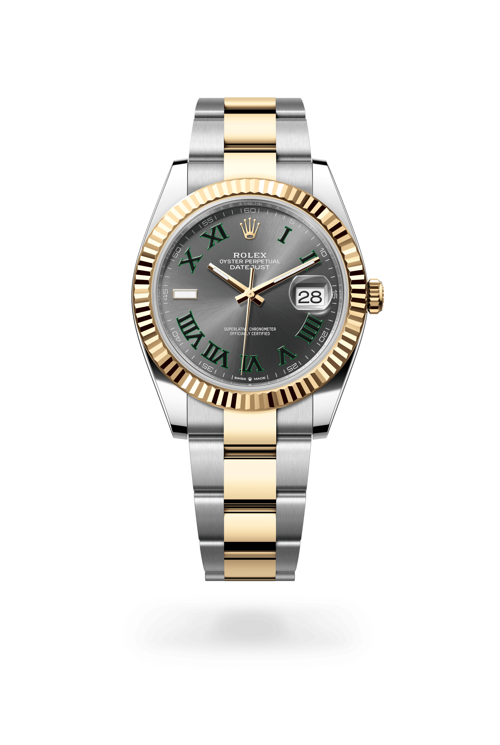 Rolex Datejust 41 Oyster, 41 mm, Oystersteel and yellow gold, Yellow Rolesor, Slate dial 126333-0019