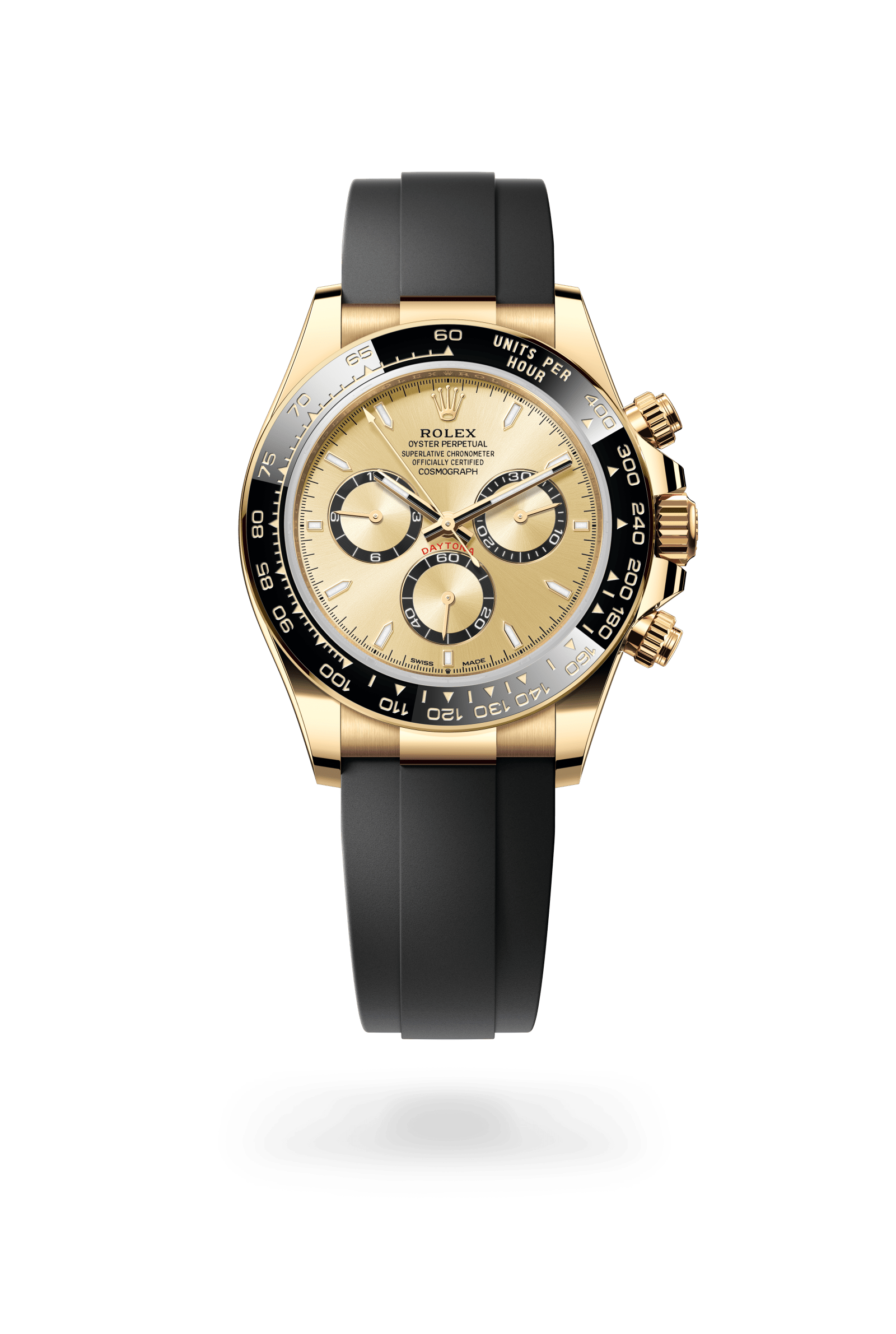Rolex Cosmograph Daytona Oyster, 40 mm, yellow gold, 18 kt yellow gold, Golden with black counter rings dial 126518LN-0010