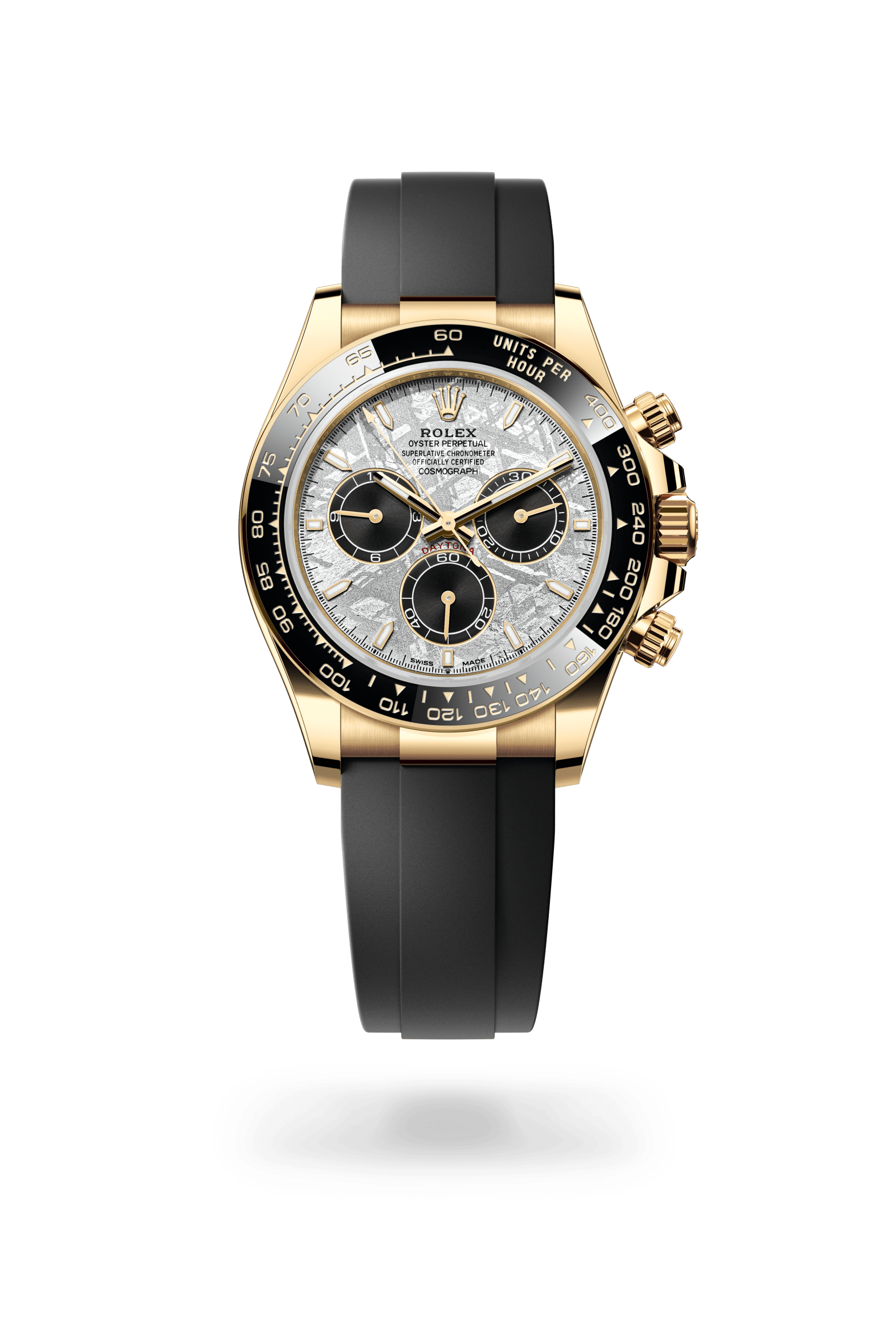 Rolex Cosmograph Daytona Oyster, 40 mm, yellow gold, 18 kt yellow gold, Meteorite and black dial 126518LN-0016