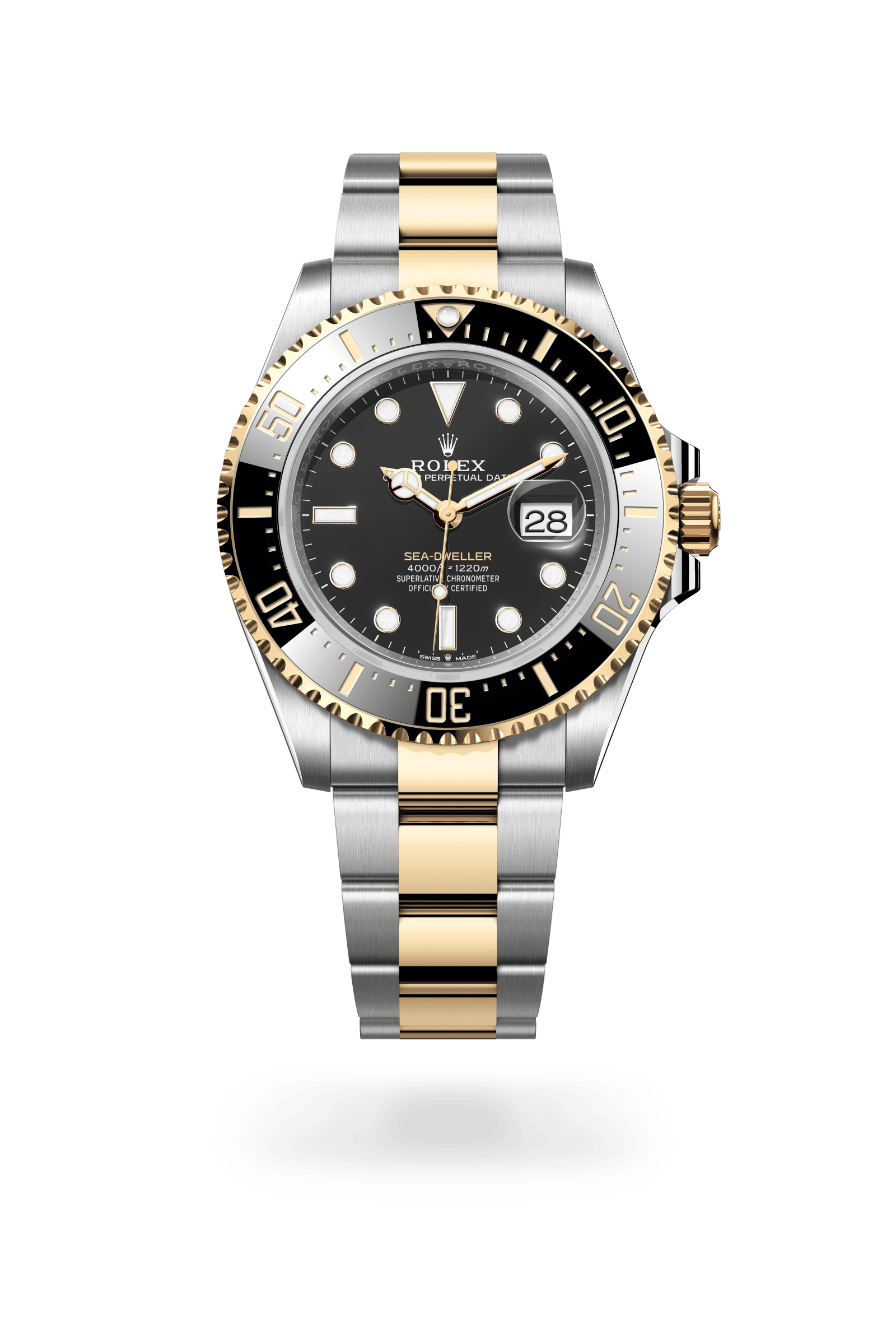 Rolex Sea-Dweller Oyster, 43 mm, Oystersteel and yellow gold, Yellow Rolesor (combination of Oystersteel and yellow gold), Intense black dial 126603-0001
