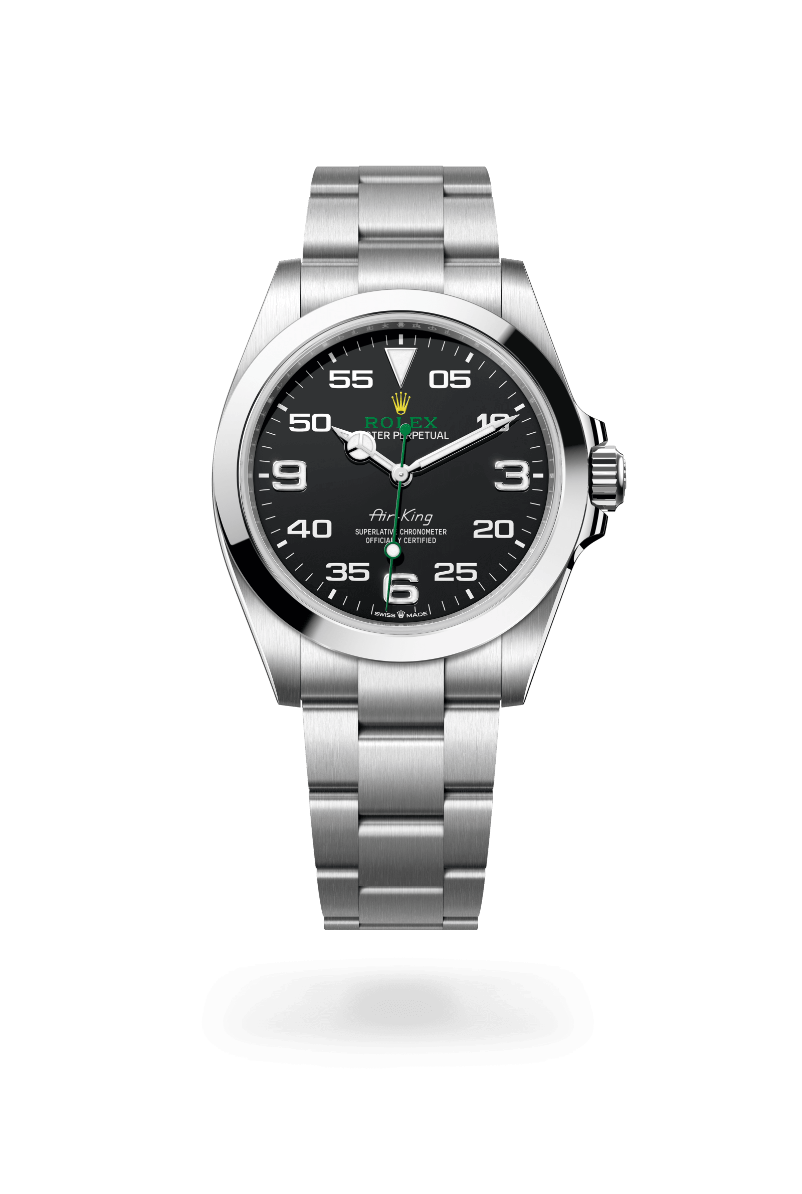 Rolex Air-King Oyster, 40 mm, Oystersteel, Oystersteel, Black dial 126900-0001