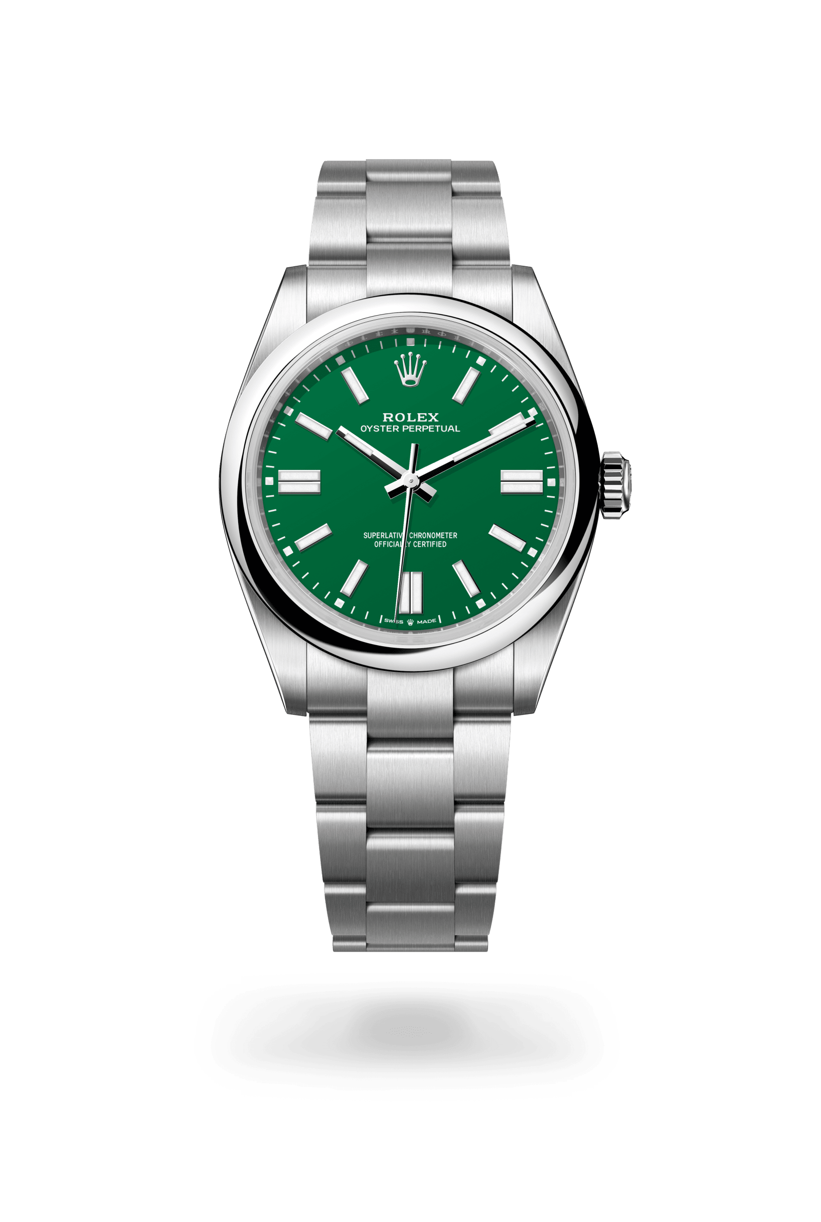 Rolex Oyster Perpetual 41, Oystersteel, Green dial 134300-0004